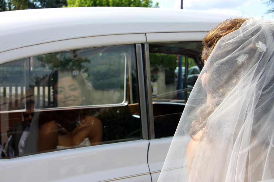 Le reflet de la mariée