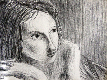 Cours arts plastiques adulte Toulouse - Portrait crayon/1