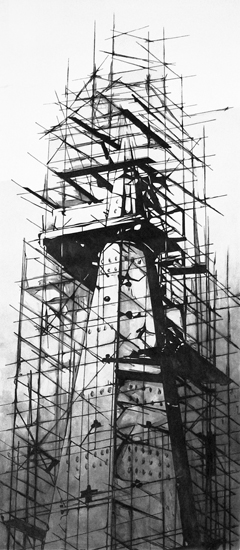 Cours arts plastiques adulte Toulouse - Architecture encre