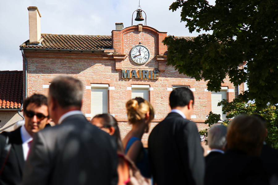 Photographe mariage Fronton / La mairie