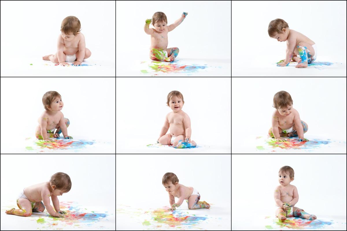 Baby painting toulouse